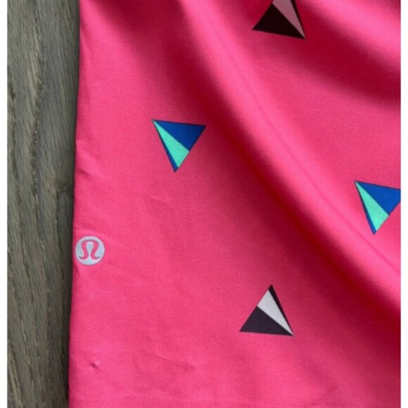 Lululemon Men’s El Current Board Shorts Size 32 Swim Trunks Geometric Pink Red - Picture 5 of 9